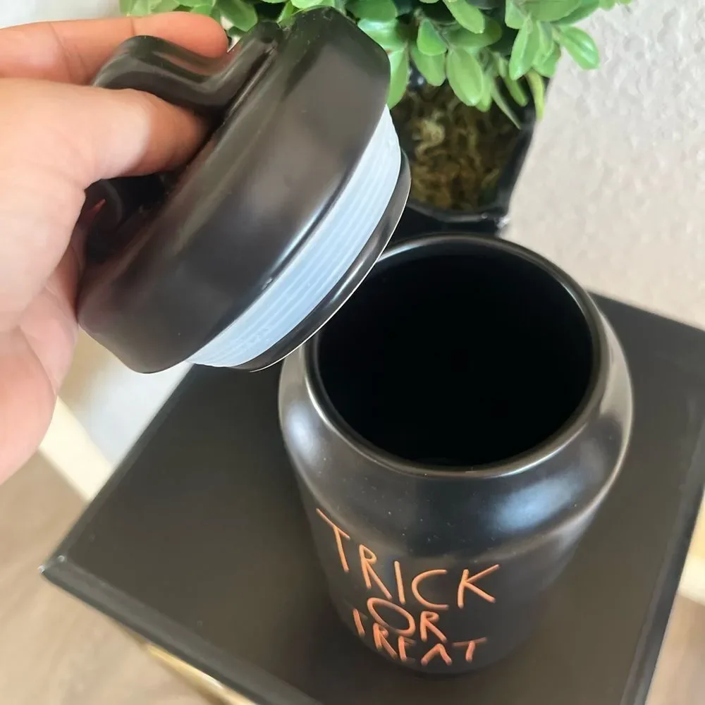 Trick or treat canister rae dunn
